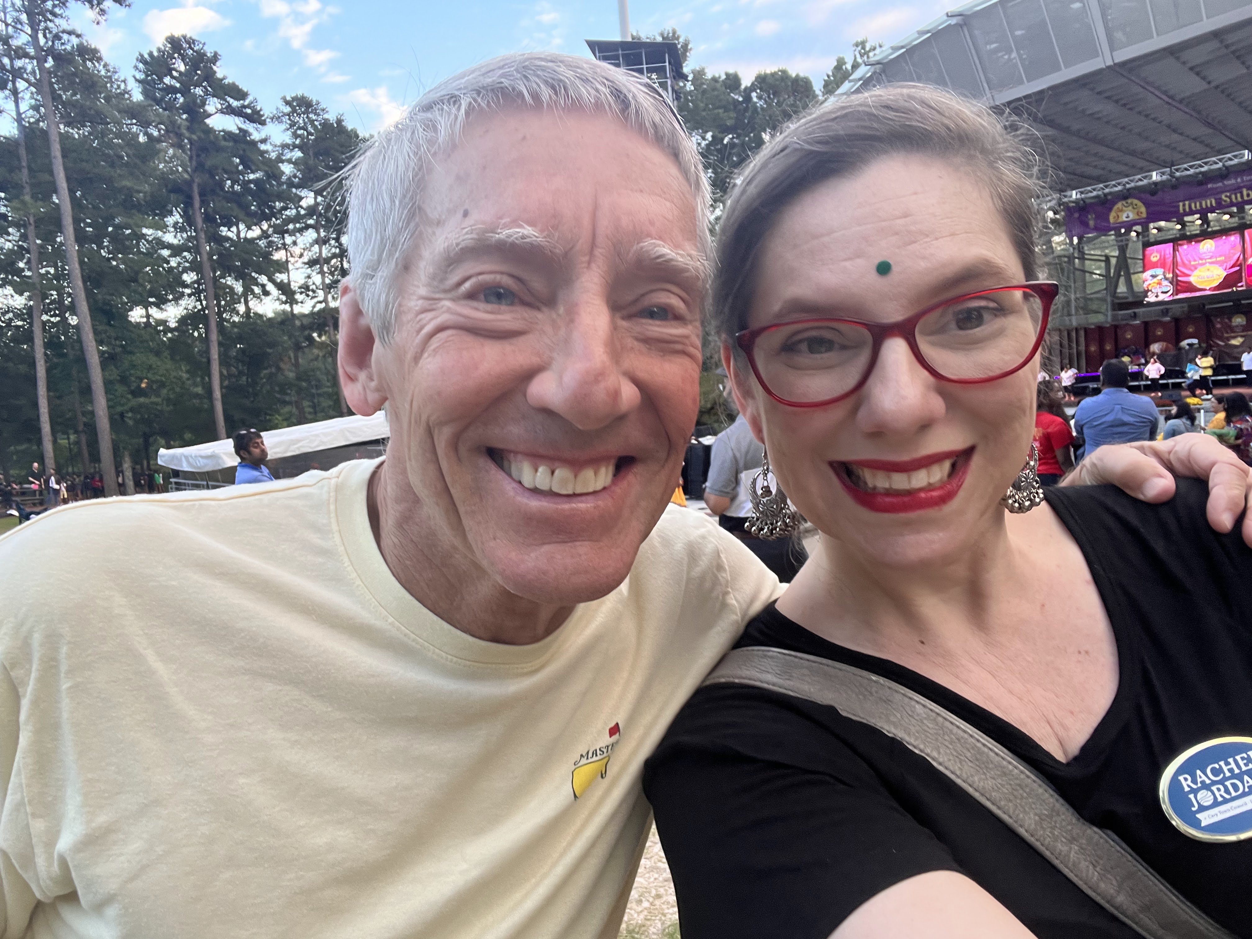 Two people in a selfie